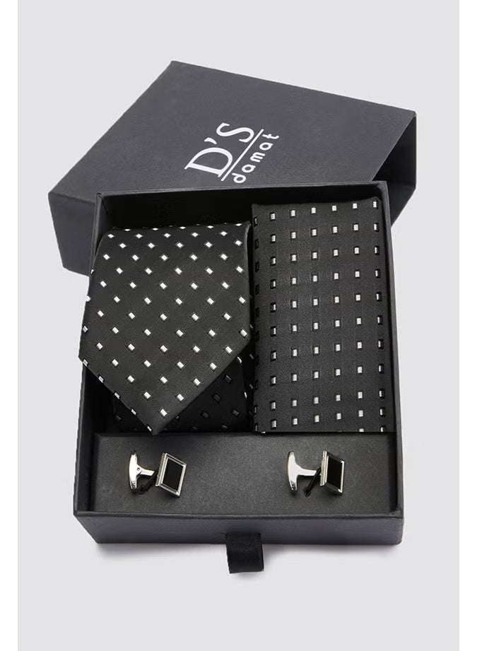 D'S DAMAT D'S Groom Standard Tie Handkerchief Cufflink Tie-Handkerchief Set 0HF1145SET07 - Image 3